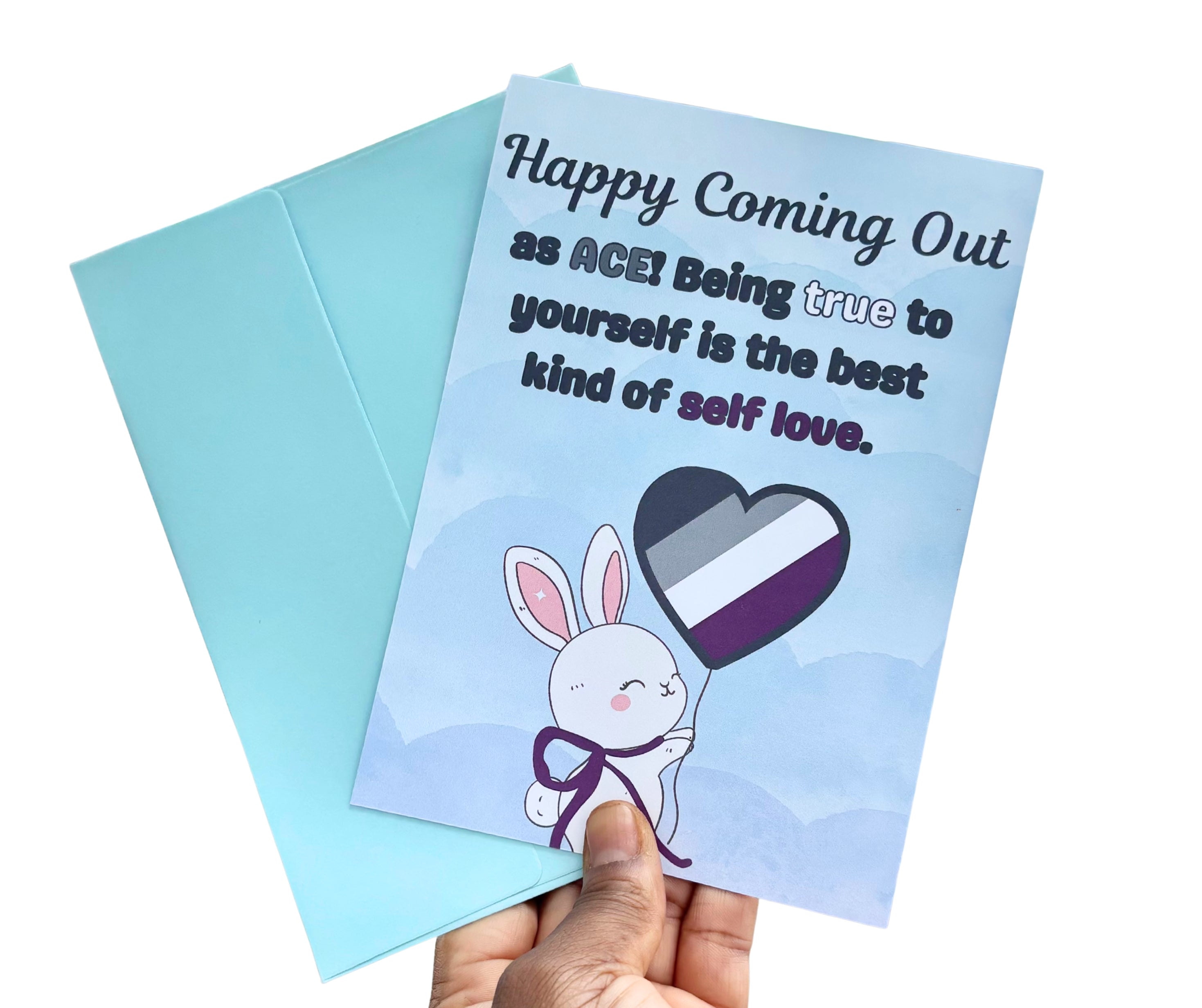 Coming Out As ACE•One Sided Greeting Card•5x7