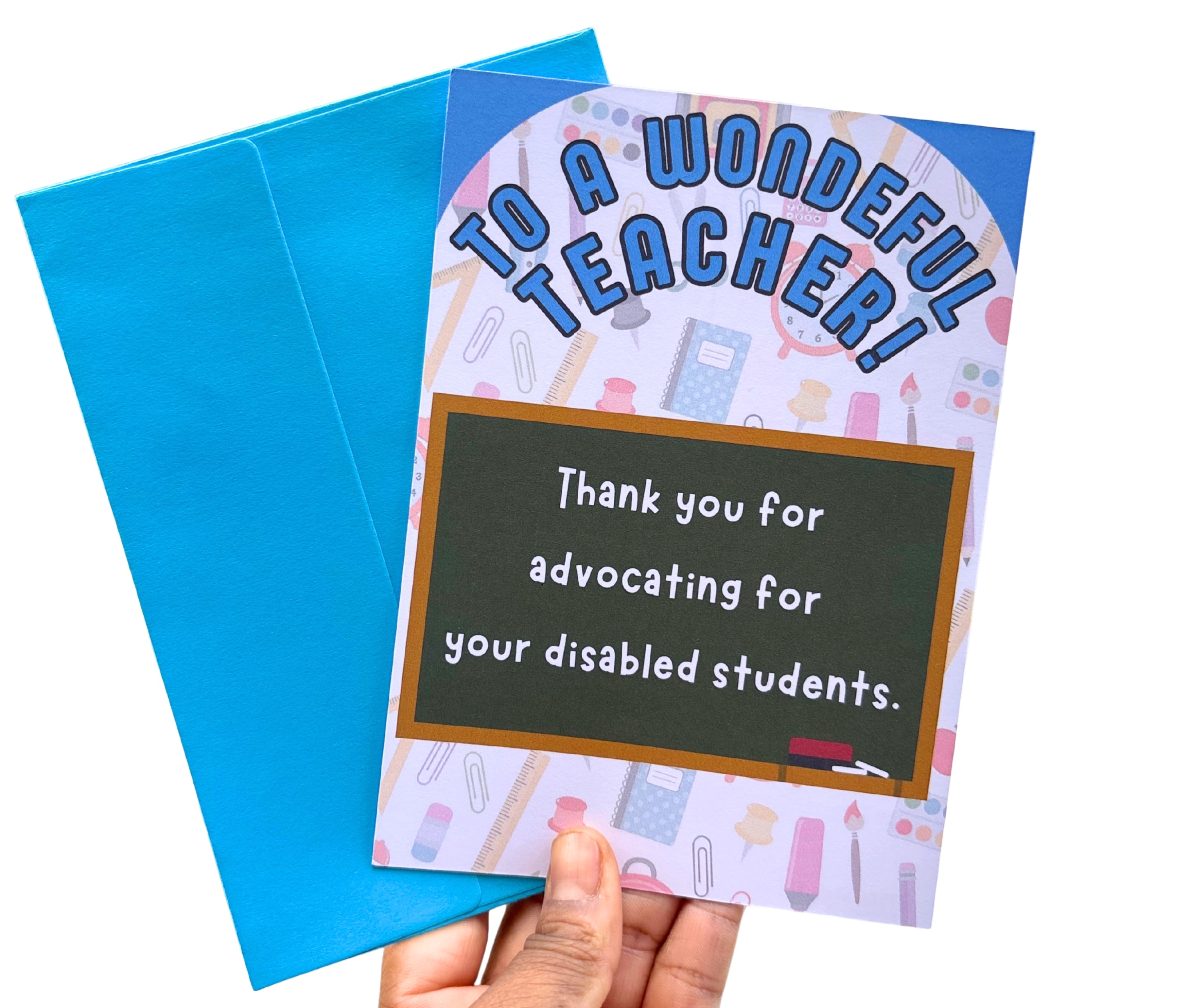 Special Needs Teachers Matter•5x7 One Sided Greeting Card