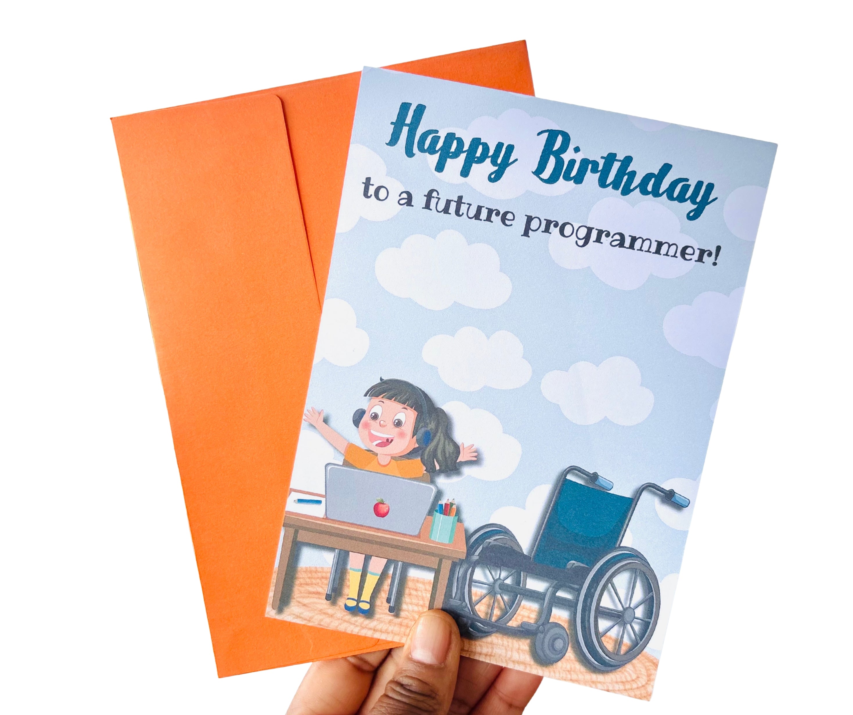 Happy Birthday To A Future Programmer•One Sided Greeting Card•5x7