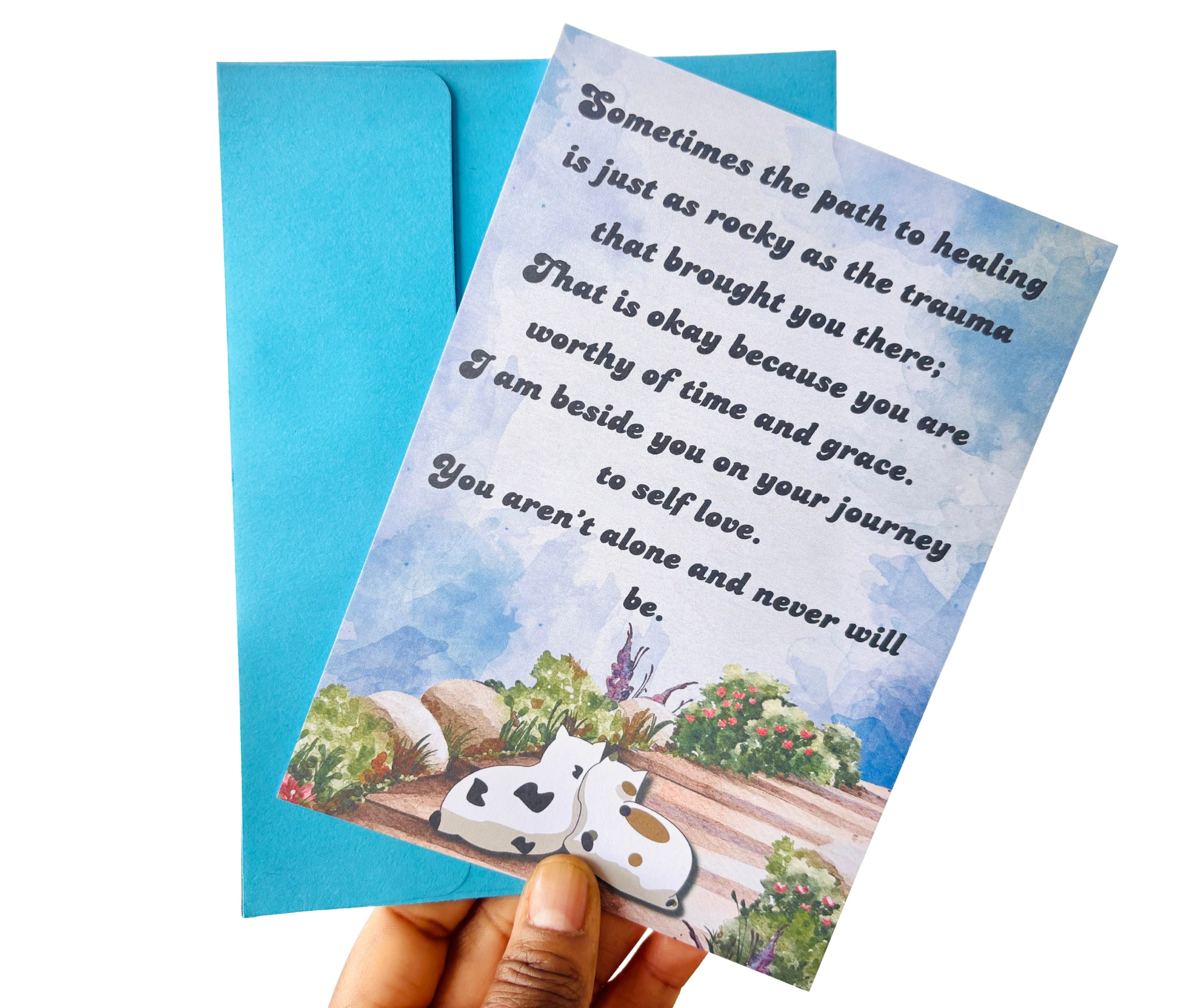 Healing Is A Journey•One Sided Greeting Card•5x7