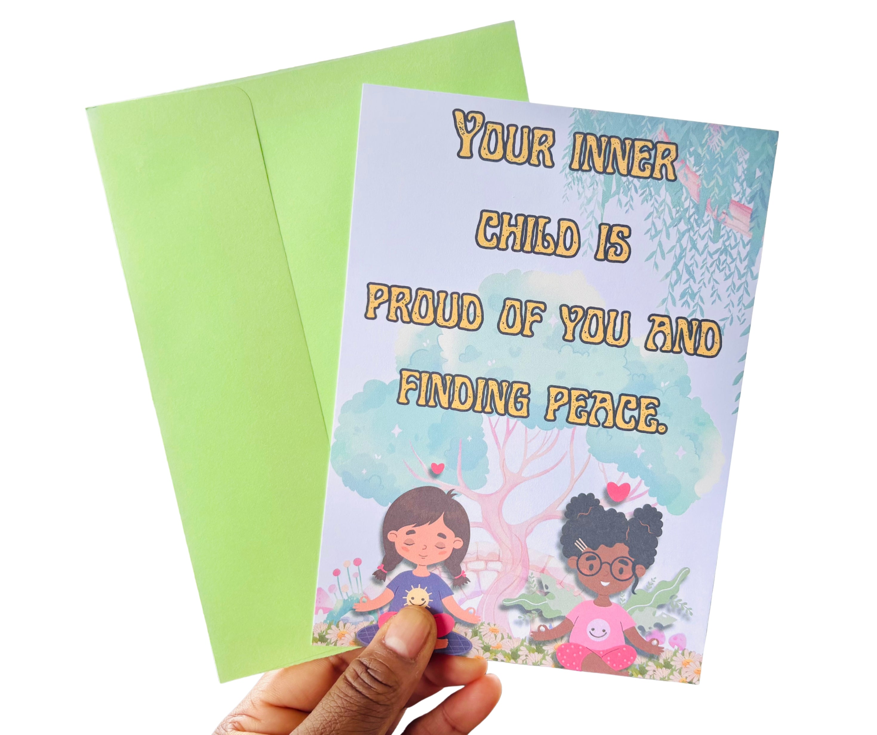 Inner Child Admiration•One Sided Greeting Card•5x7