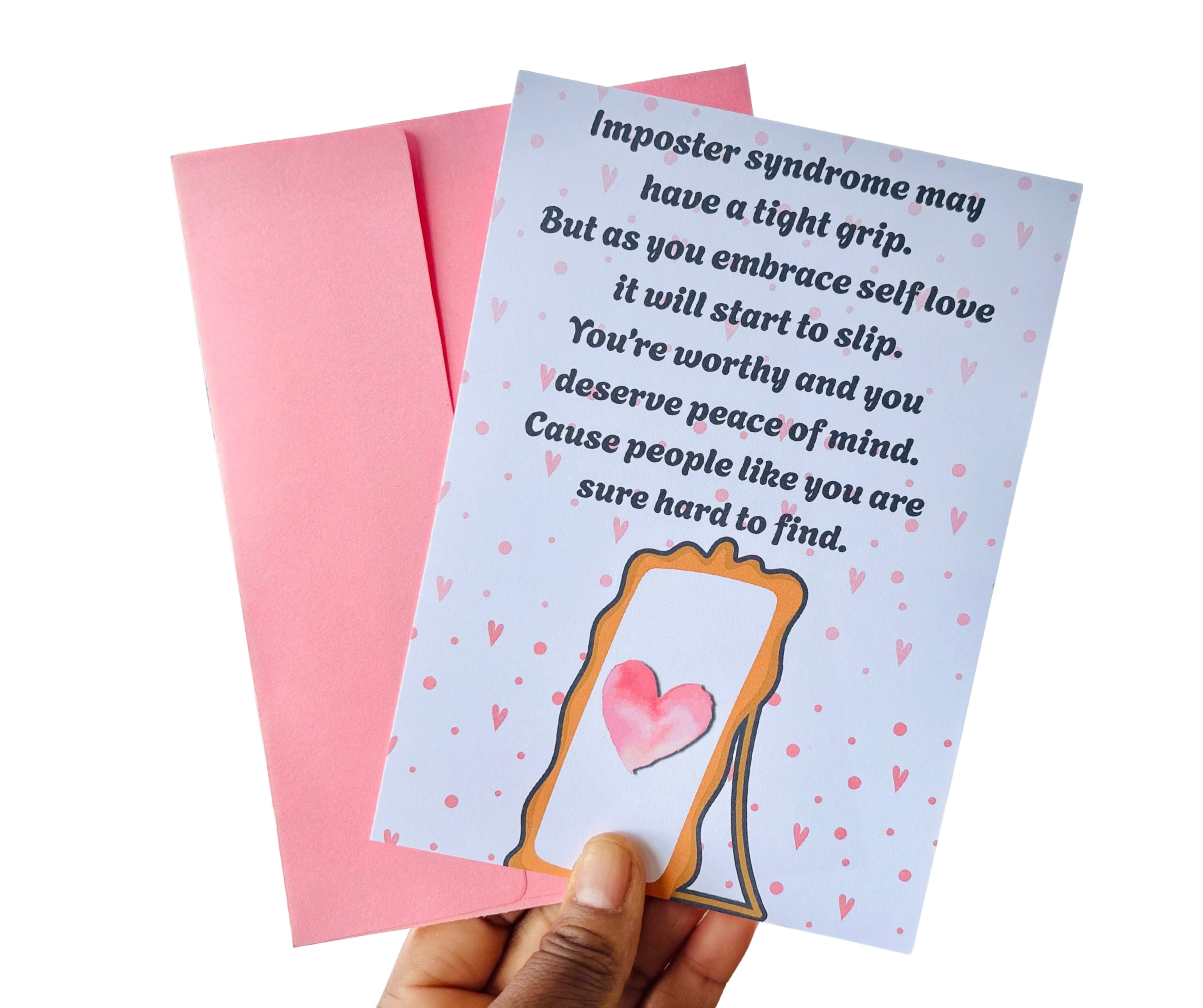 Imposter Syndrome Support•One Sided Greeting Card•5x7